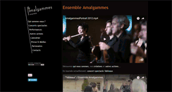 Desktop Screenshot of ensemble-amalgammes.fr