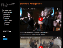 Tablet Screenshot of ensemble-amalgammes.fr